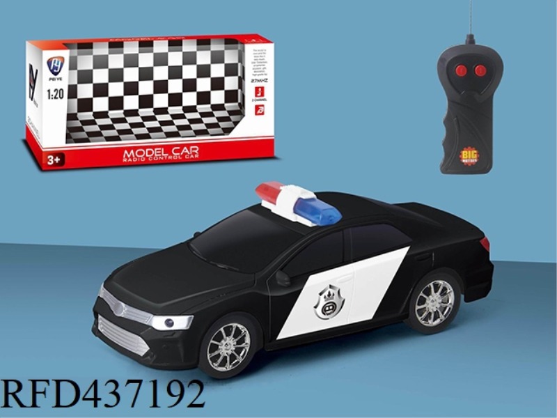 1: 20 TWO-CHANNEL CAMRY REMOTE CONTROL POLICE CAR