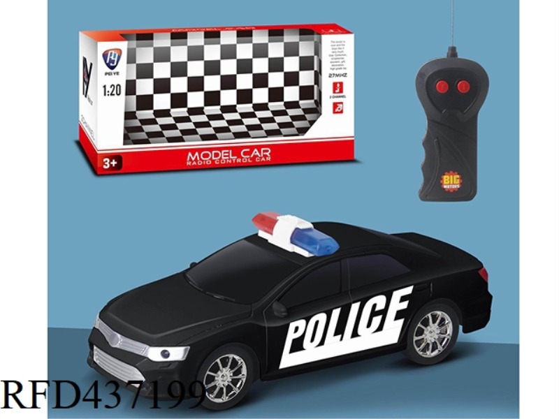 1: 20 TWO-CHANNEL CAMRY REMOTE CONTROL POLICE CAR