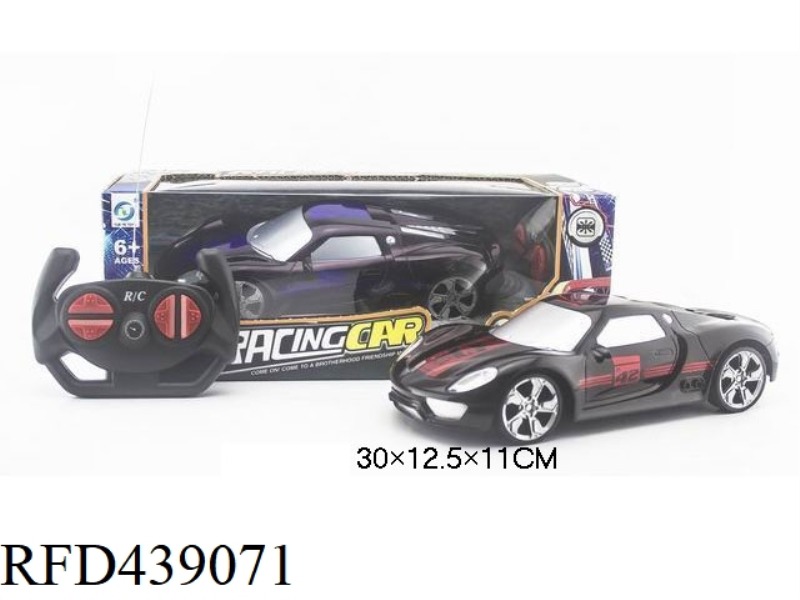 1:18 FOUR-CHANNEL 918 RACING CAR WITH LIGHTS (NOT INCLUDED)