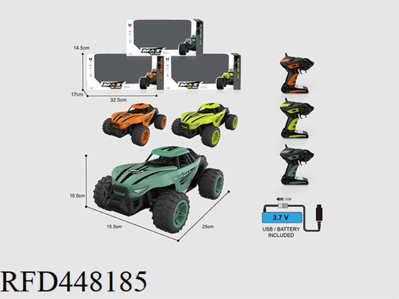 1: 16-2.4G REMOTE CONTROL 8-CHANNEL HIGH-SPEED CAR RACING (POWER PACK)