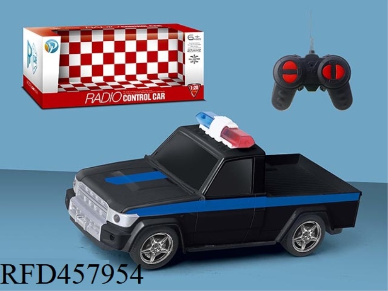 1:20 FOUR-WAY PICKUP REMOTE CONTROL POLICE CAR