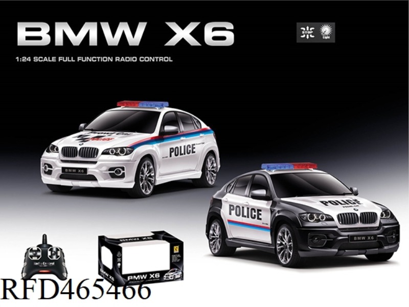 1: 24BMWX6 POLICE CAR