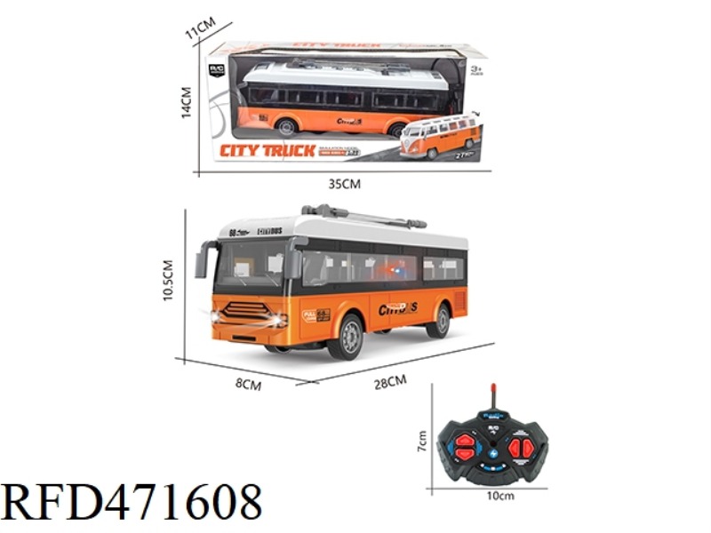 1; 30 FOUR-CHANNEL 27MHZ REMOTE CONTROL LIGHTING SIMULATION BUS (NOT INCLUDE)