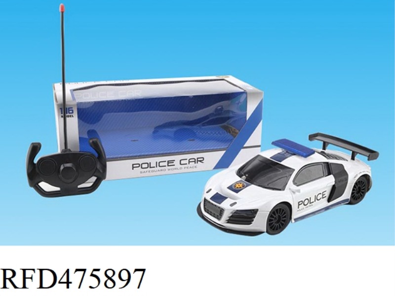 1: 16R8 AUDI FOUR-WAY REMOTE CONTROL POLICE CAR (NOT INCLUDE)