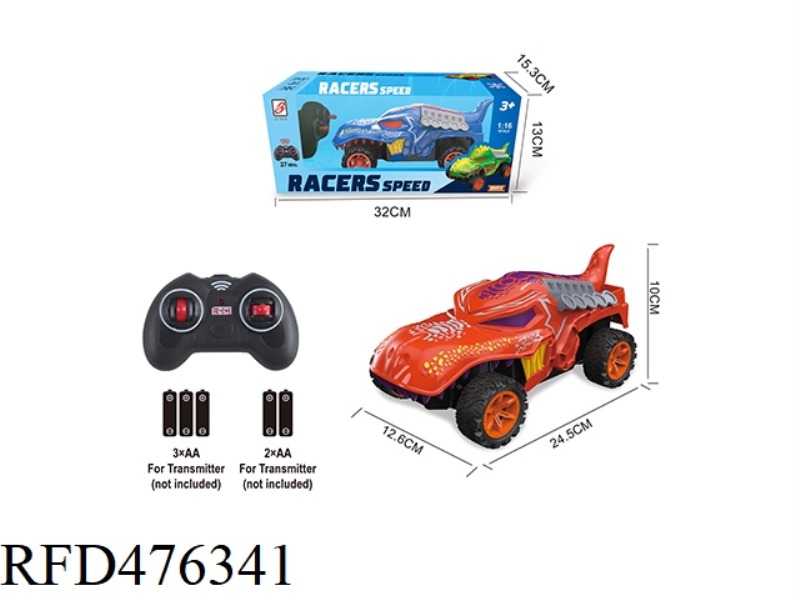 TYRANNOSAURUS FOUR-CHANNEL REMOTE CONTROL CAR (NOT INCLUDE)