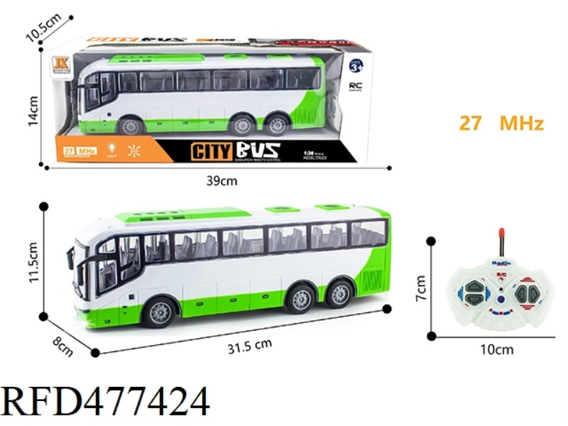 1:30 FOUR-WAY LIGHTED BUS, SINGLE COLOR