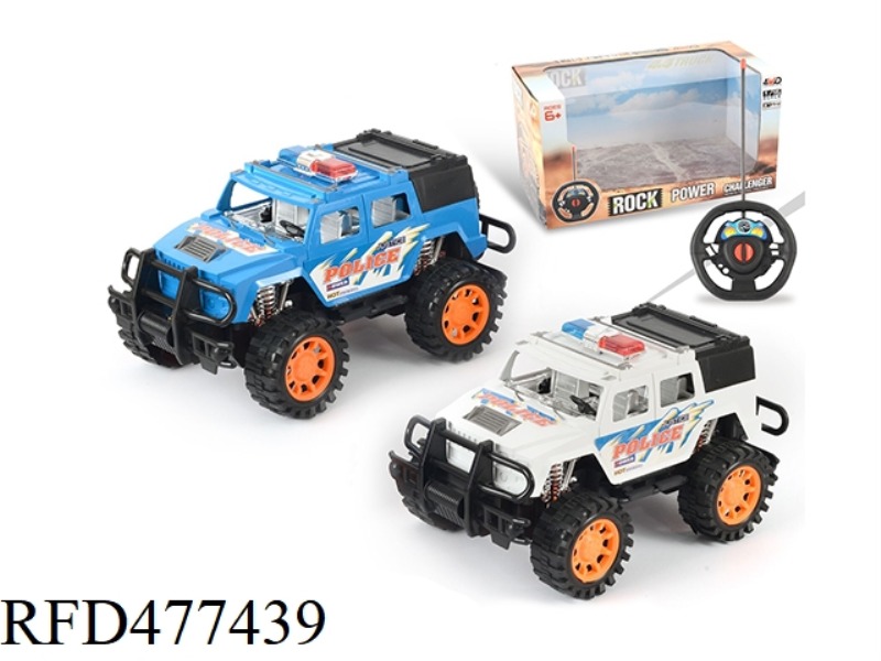 2CH REMOTE CONTROL HUMMER FULL COVERED OFF-ROAD POLICE CAR (WITHOUT BATTERY PACK)