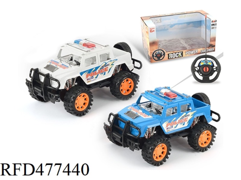 2CH REMOTE CONTROL HUMMER CABRIOLET OFF-ROAD POLICE CAR (WITHOUT BATTERY PACK)