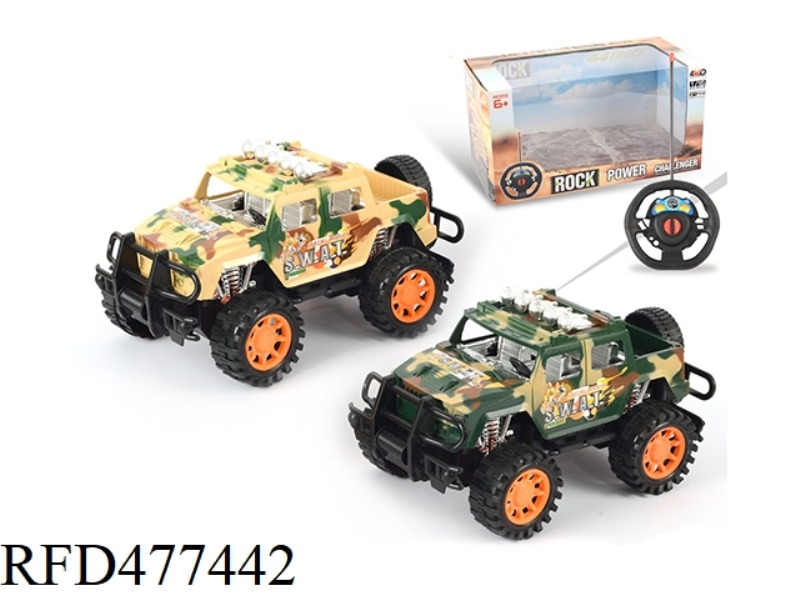 2CH REMOTE CONTROL HUMMER CABRIOLET OFF-ROAD CAMOUFLAGE CAR (WITHOUT BATTERY PACK)