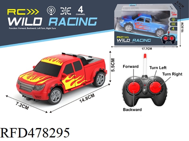 FOUR-CHANNEL PICKUP TRUCK REMOTE CONTROL CAR