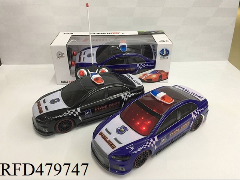 1:14 FOUR-CHANNEL 3D LIGHT SOFT SHELL MITSUBISHI POLICE CAR (NOT INCLUDE)