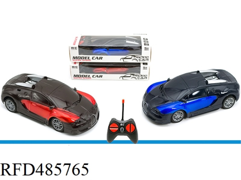 1: 20 FOUR-CHANNEL REMOTE CONTROL CAR WITH LIGHTS (NOT INCLUDED)