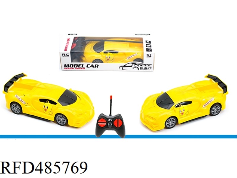 1: 20 FOUR-CHANNEL REMOTE CONTROL CAR WITH LIGHTS (NOT INCLUDED)
