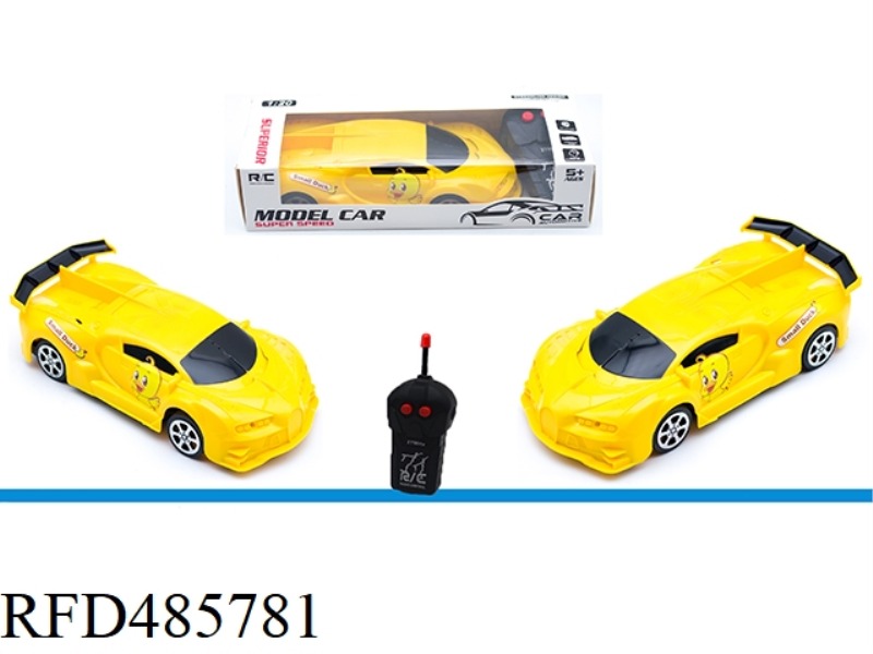 1: 20 TWO-CHANNEL REMOTE CONTROL CAR WITH LIGHTS (NOT INCLUDED)