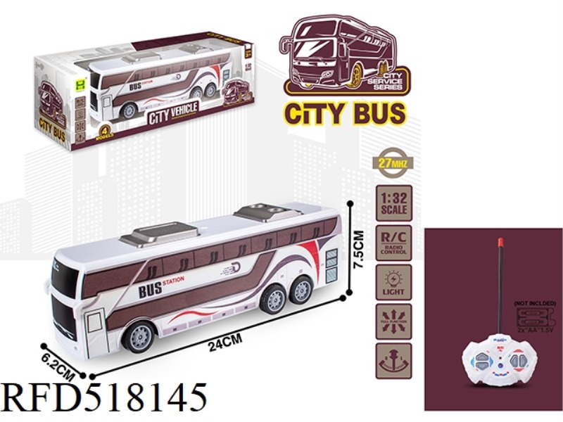 1:32 FOUR-CHANNEL REMOTE CONTROL LIGHTING SIMULATION BUS (NOT INCLUDE)