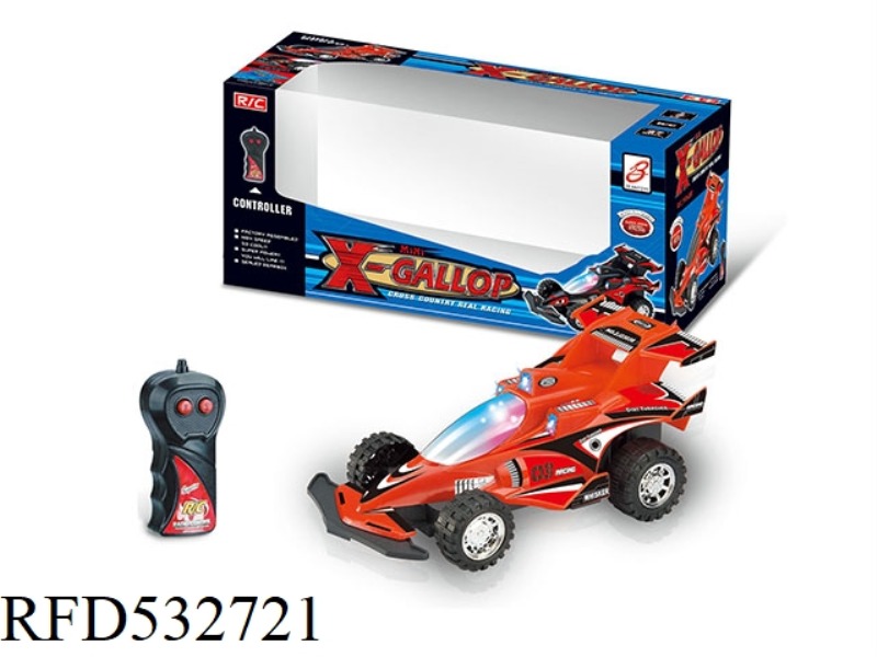 TWO-WAY REMOTE CONTROL CAR WITH LIGHTS (3 COLORS) IS NOT ELECTRIFIED