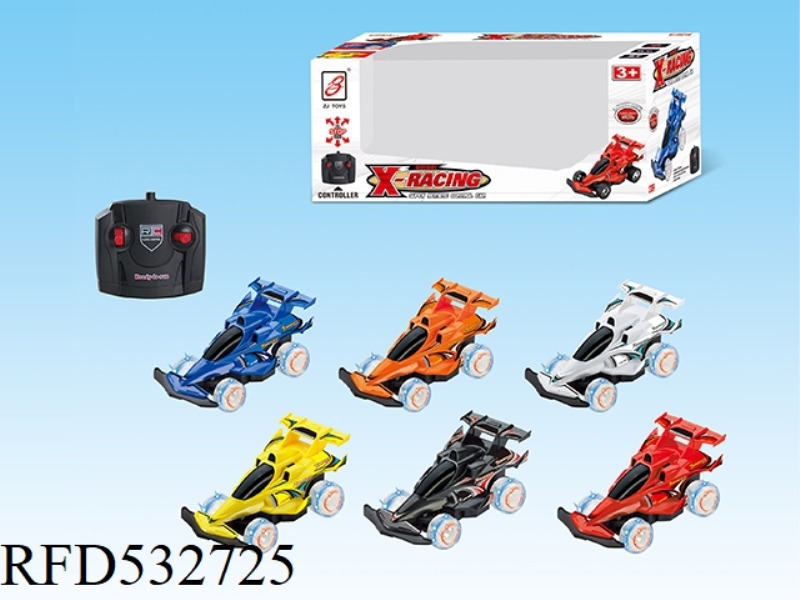 FOUR-WAY REMOTE CONTROL CAR WITH LIGHTS (6 COLORS) DOES NOT INCLUDE ELECTRICITY