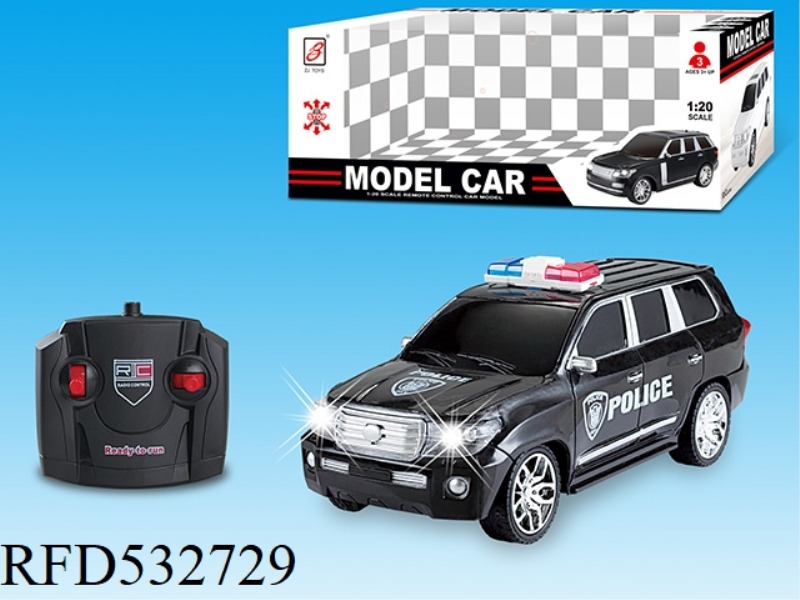 1:20 FOUR-WAY REMOTE CONTROL POLICE CAR (EXCLUDING ELECTRICITY)