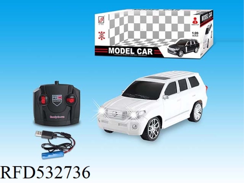 1:20 FOUR-WAY SIMULATION REMOTE CONTROL CAR (TOYOTA) ELECTRICITY PACKAGE