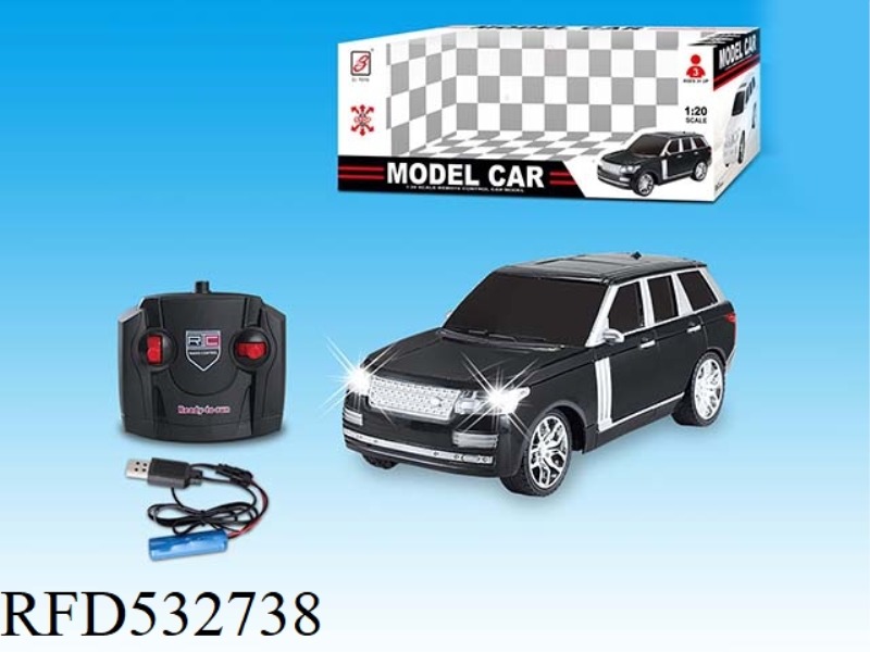 1:20 FOUR-WAY SIMULATION REMOTE CONTROL VEHICLE PACKAGE ELECTRICITY (LAND ROVER) PACKAGE ELECTRICITY