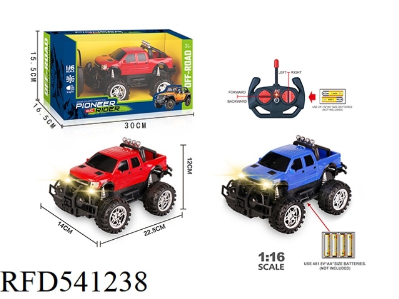 27MHZ 1:16 FOUR-PASS HEADLIGHTS OFF-ROAD REMOTE CONTROL CAR WITHOUT ELECTRIC (FORD PICKUP)