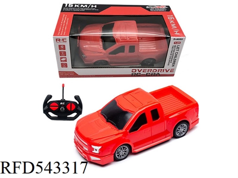 1:20 FOUR-CHANNEL SIMULATION FORD REMOTE CONTROL CAR WITH LIGHTS