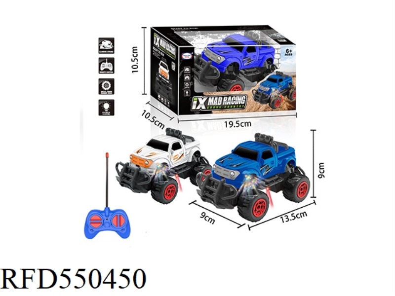 FOUR-CHANNEL HIGH SPEED REMOTE CONTROL OFF-ROAD VEHICLE (WITH SEVEN LIGHTS)