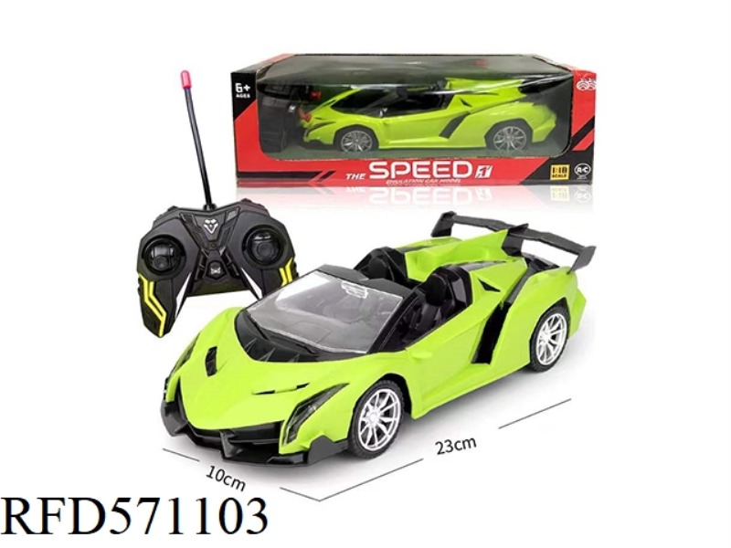 1:18 SIMULATION REMOTE CONTROL CAR WITH LIGHTS (NO ELECTRIC)