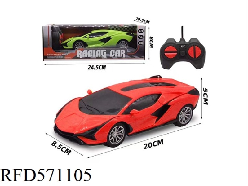 1:22 SIMULATION REMOTE CONTROL CAR WITH LIGHTS (NO POWER)