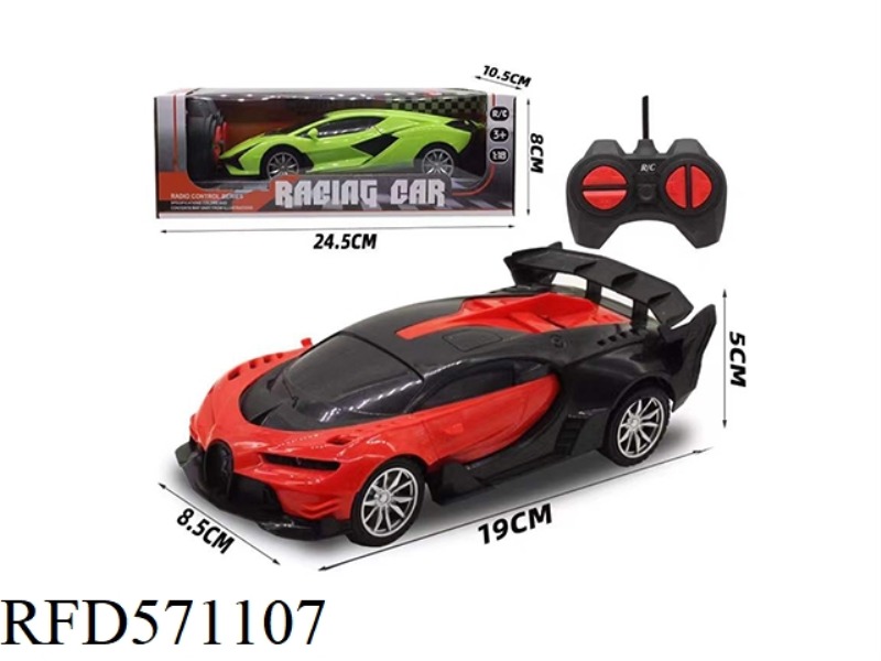 1:22 SIMULATION REMOTE CONTROL CAR WITH LIGHTS (NO POWER)