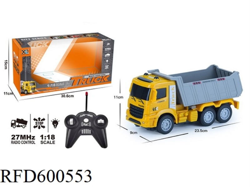 FOUR-WAY REMOTE CONTROL WITH LIGHTS EUROPEAN: NEW YELLOW TIPPER