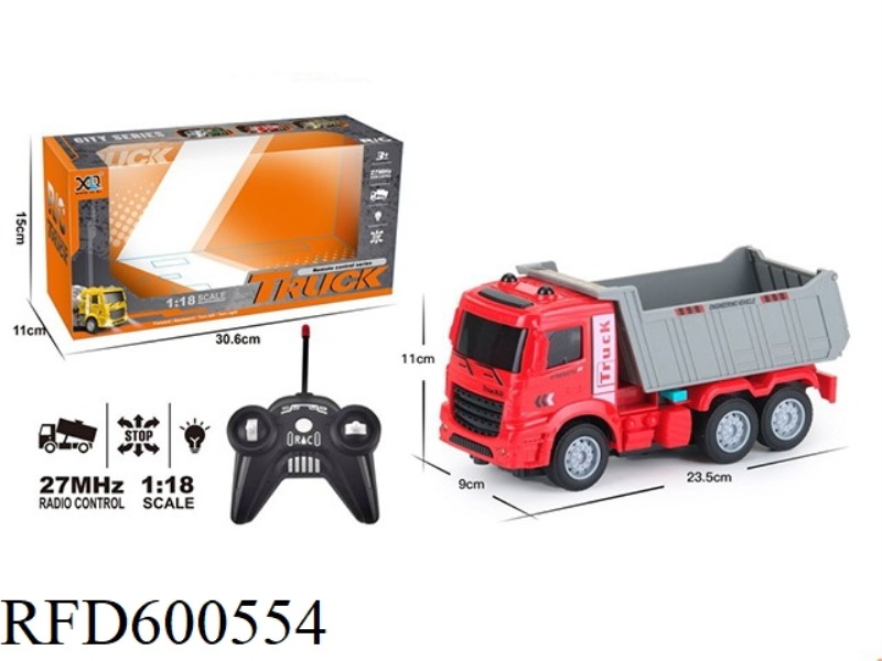 FOUR-WAY REMOTE CONTROL WITH LIGHTS EUROPEAN: NEW RED TIPPER