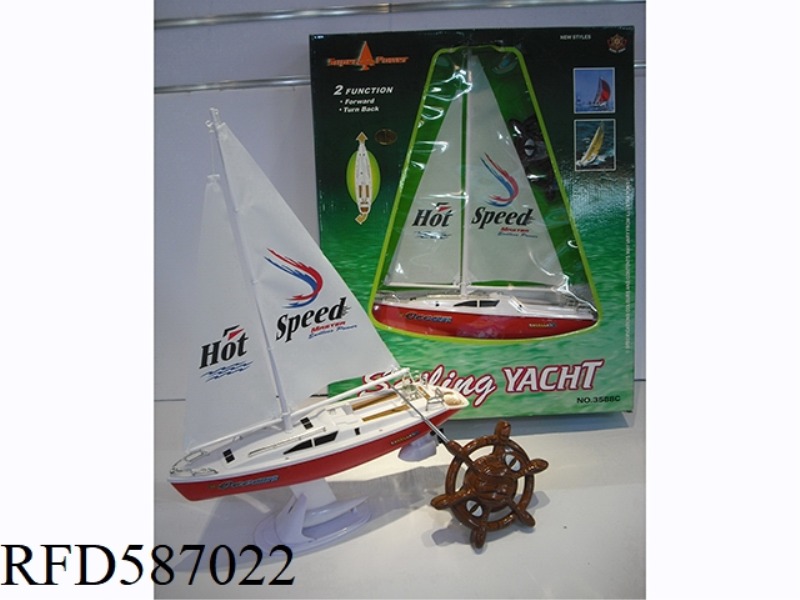 TWO-WAY REMOTE CONTROL SAILBOAT DOES NOT INCLUDE ELECTRICITY