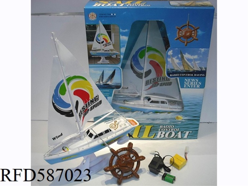 FOUR-WAY REMOTE CONTROL SAILBOAT POWER PACKAGE
