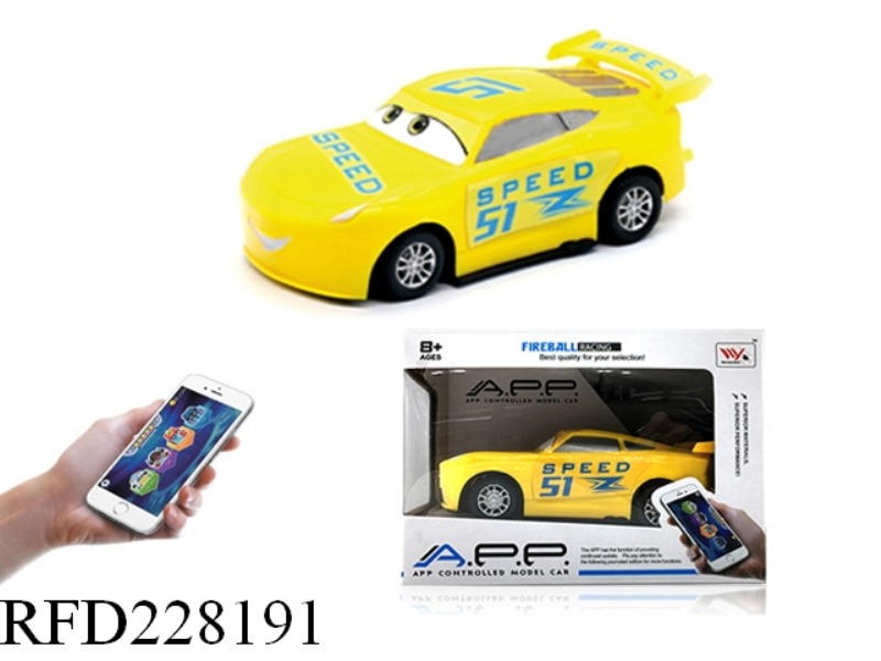 1:24 4CHANNEL CAR WITH LIGHT-APP BLUETOOTH CONTROL