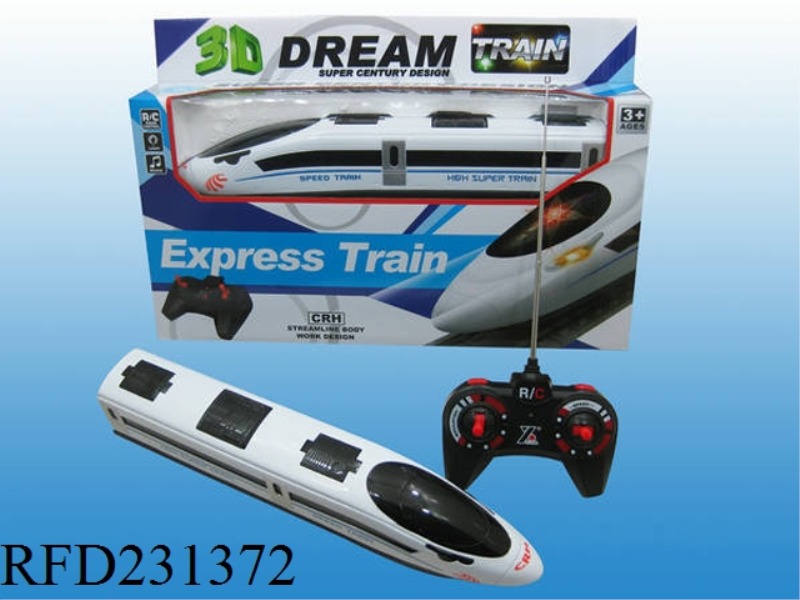 B/O 4 CHANNEL EXPRESS TRAIN WITH 3D LIGHT