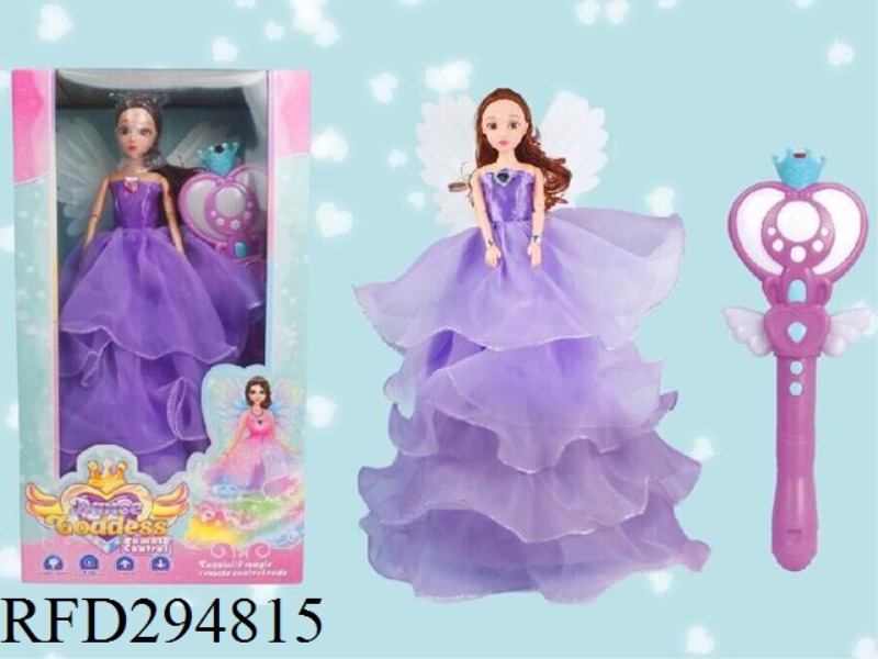 RC 2CH LIGHT MUSIC WEEDING DRESS ANGLE DOLL(INCLUDE BATTERY)
