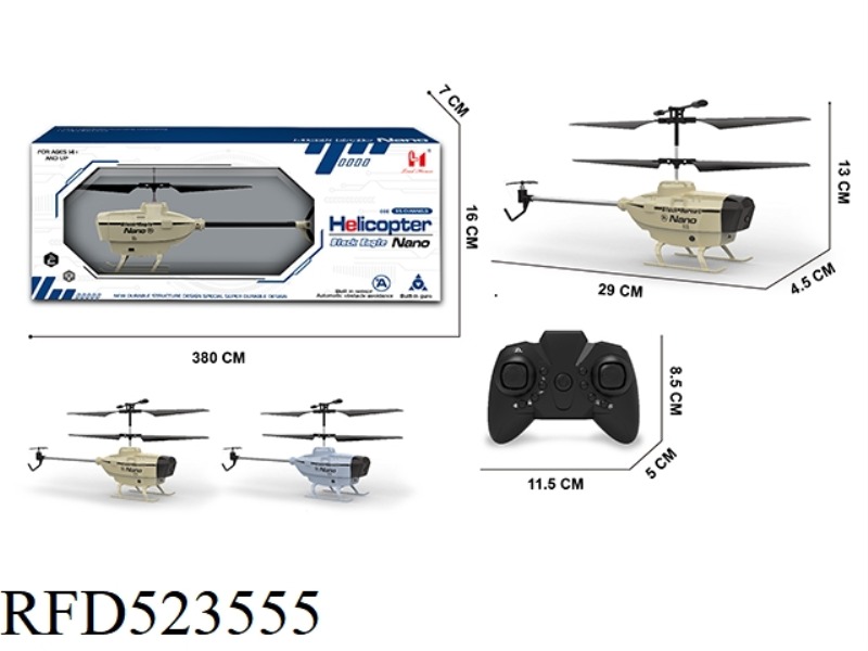 3.5 CHANNEL FIXED HEIGHT REMOTE CONTROL AIRCRAFT WITH OBSTACLE AVOIDANCE