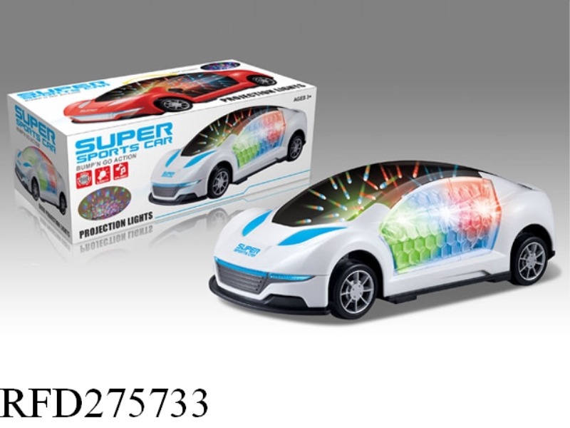 B/O UNIVERSAL CAR WITH 3D PROJECTION LIGHT