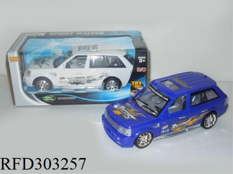 ELECTRIC UNIVERSALE 4 SOUND POLICE CAR(CAR LIGHTS TO THE REAR OF THE CAR WITH LIGHT)