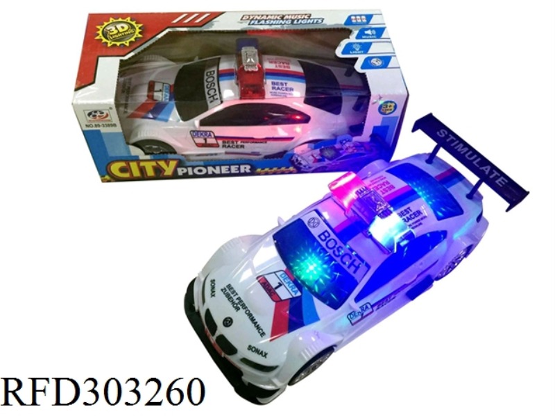 B/O UNIVERSAL BMW POLICE CAR WITH 3D LIGHT AND MUSIC