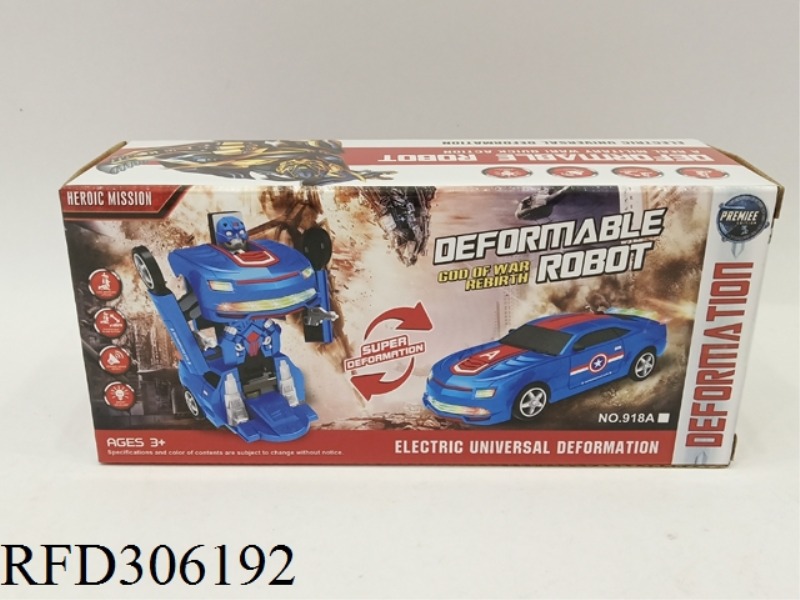 B/O UNIVERSAL DEFORMATION CAR WITH LIGHT AND SOUND