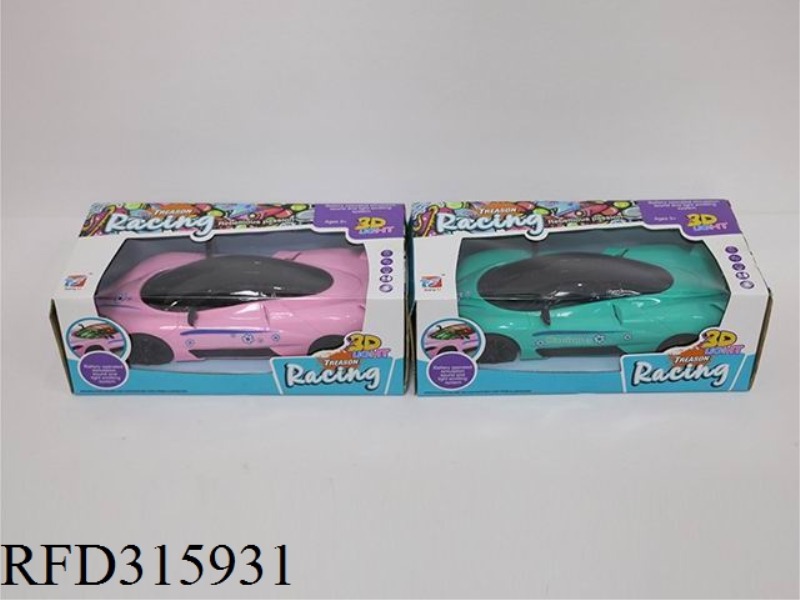 B/O UNIVERSAL TOY CAR WITH LIGHT MUSIC