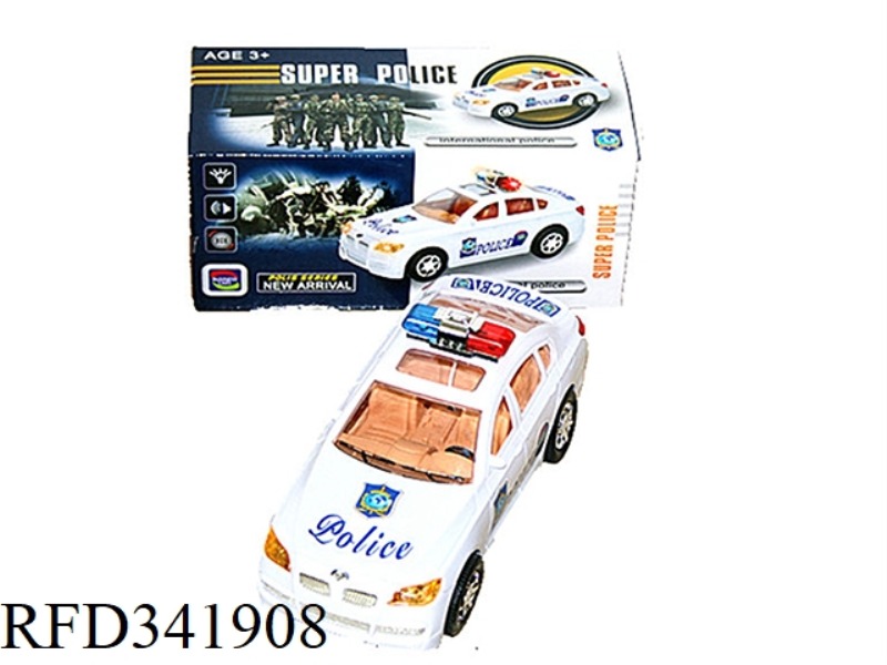 LIGHT AND MUSIC ELECTRIC UNIVERSAL POLICE CAR/NOT INCLUDE