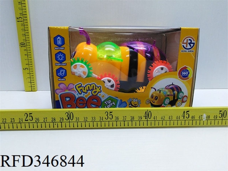 3D LIGHT MUSIC VIDEO
MOVING 12 COLOR ROUND HONEY
BEE DUMP TRUCK