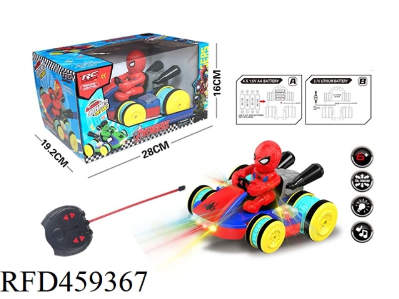 SPIDERMAN REMOTE CONTROL KART (NOT CHARGING)