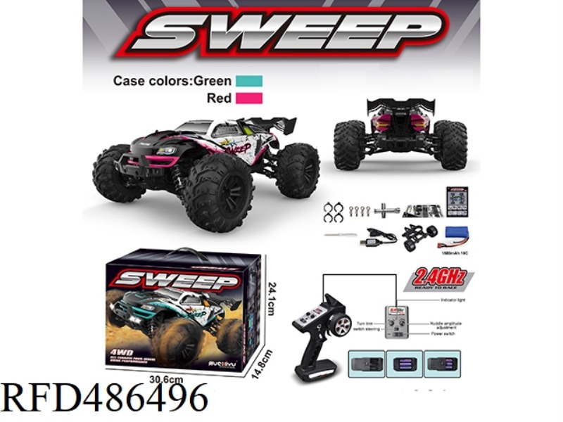 1/16 ELECTRIC FOUR-WHEEL-DRIVE BIGFOOT (COUPE)