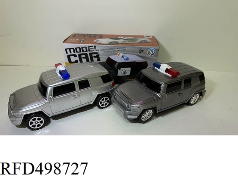 FJ1:20 ELECTRIC POLICE CAR WITH LIGHTS AND MUSIC