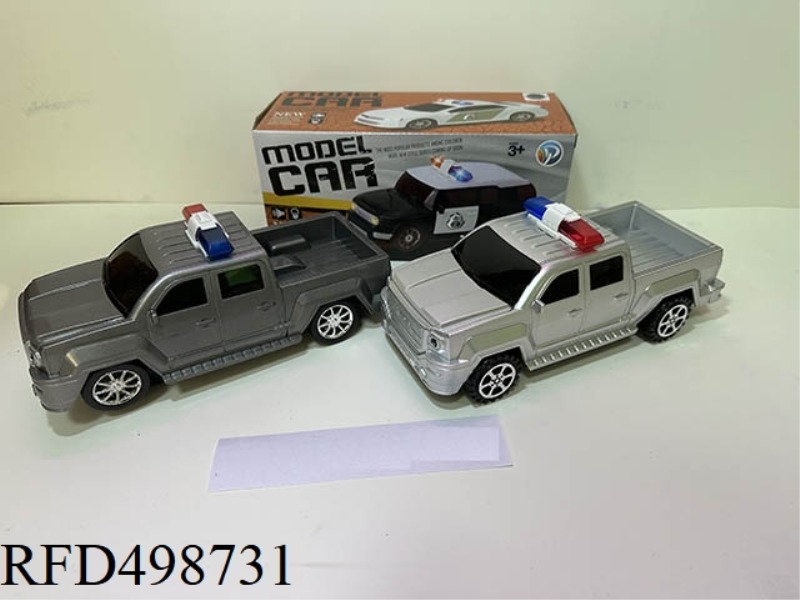 GMC1:20 ELECTRIC POLICE CAR WITH LIGHTS AND MUSIC