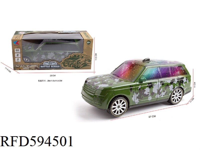 LAND ROVER RANGE ROVER 1:16 OFF-ROAD ELECTRIC MUSIC UNIVERSAL MILITARY SIMULATION VEHICLE WITH 3D LI